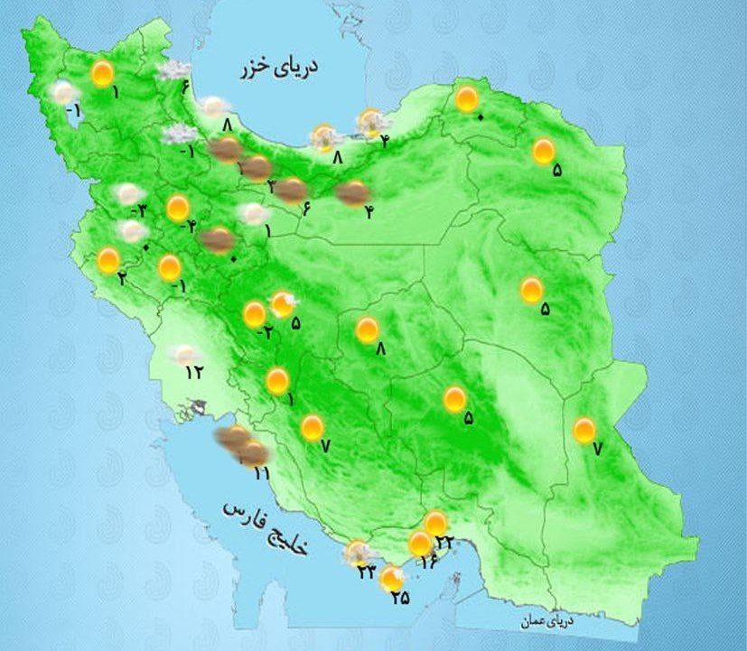 ورود سامانه بارشی به کشور از سه‌شنبه