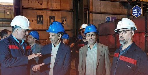 بازدید مدیران شرکت فولاد مبارکه اصفهان از شرکت فولاد اکسین خوزستان
