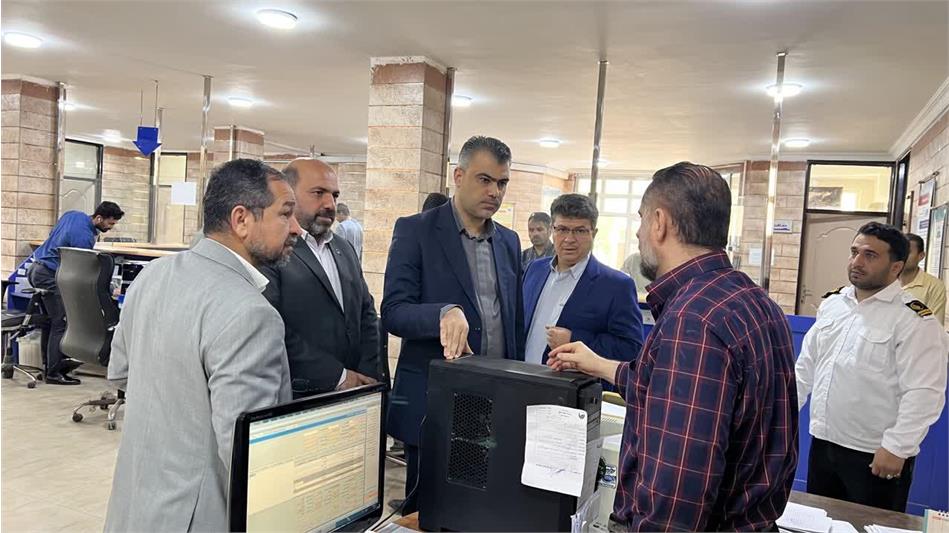 در بازدید مهندس عبیداوی انجام شد:ارزیابی روند اجرای طرح تسهیلات مشترکین شرکت آبفا اهواز