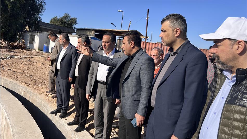 بازدید مدیرعامل شرکت مهندسی آبفا کشور از تصفیه‌خانه فاضلاب غرب اهواز