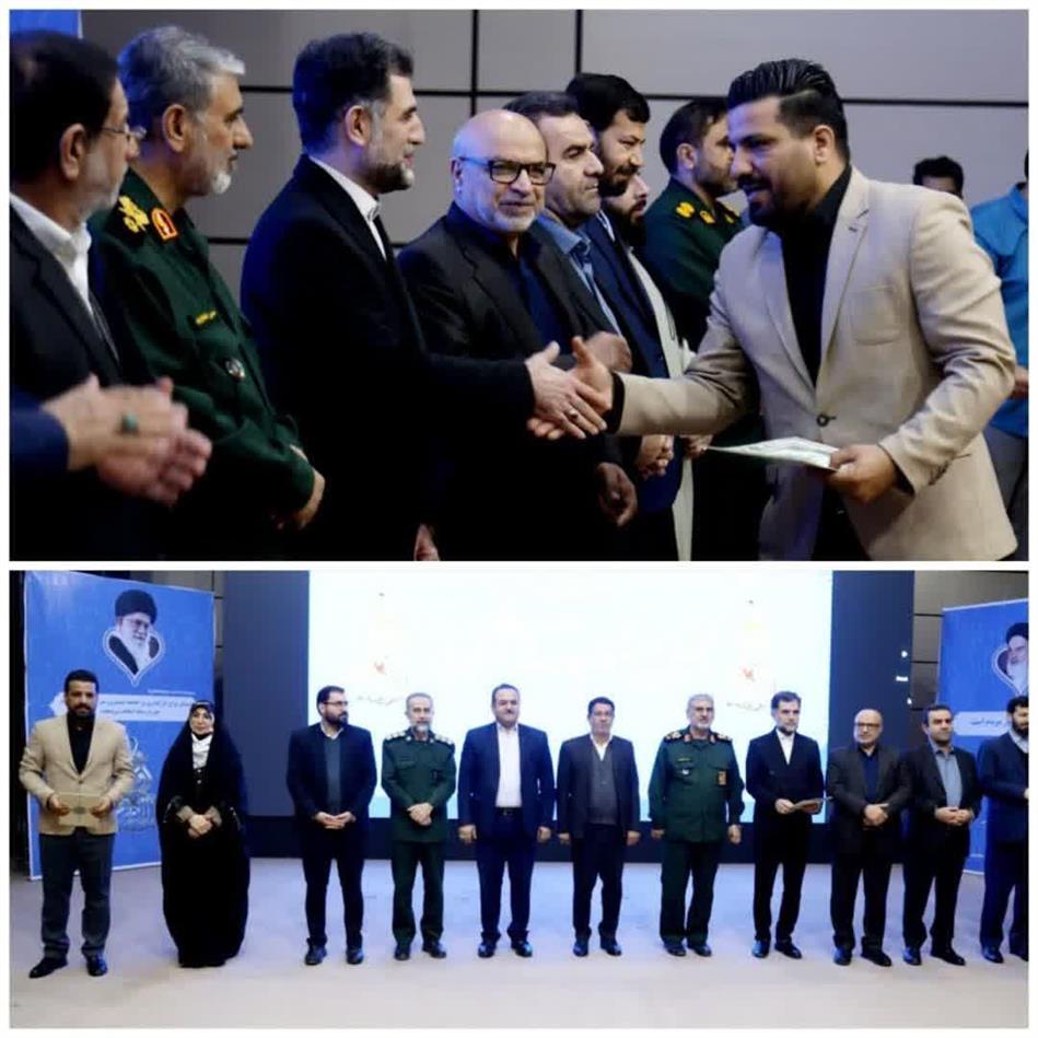 تجلیل از کارشناس روابط عمومی آبفا اهواز در جام رسانه ابوذر خوزستان